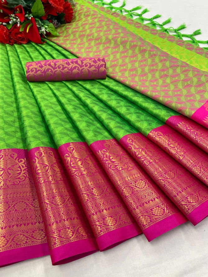 Aab Genius Non Catalogue Pure Mercerised cotton silk Designer Saree Catalogue